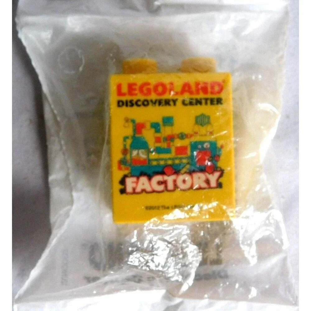 LEGO Yellow Legoland Discovery Center Factory 2012 Promo Brick